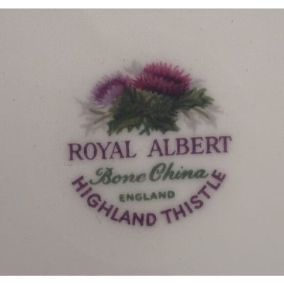 Royal Albert Highland Thistle Cereal Bowl 617427 - Picture 6 of 7